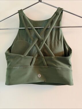 Olive Green High neck bra